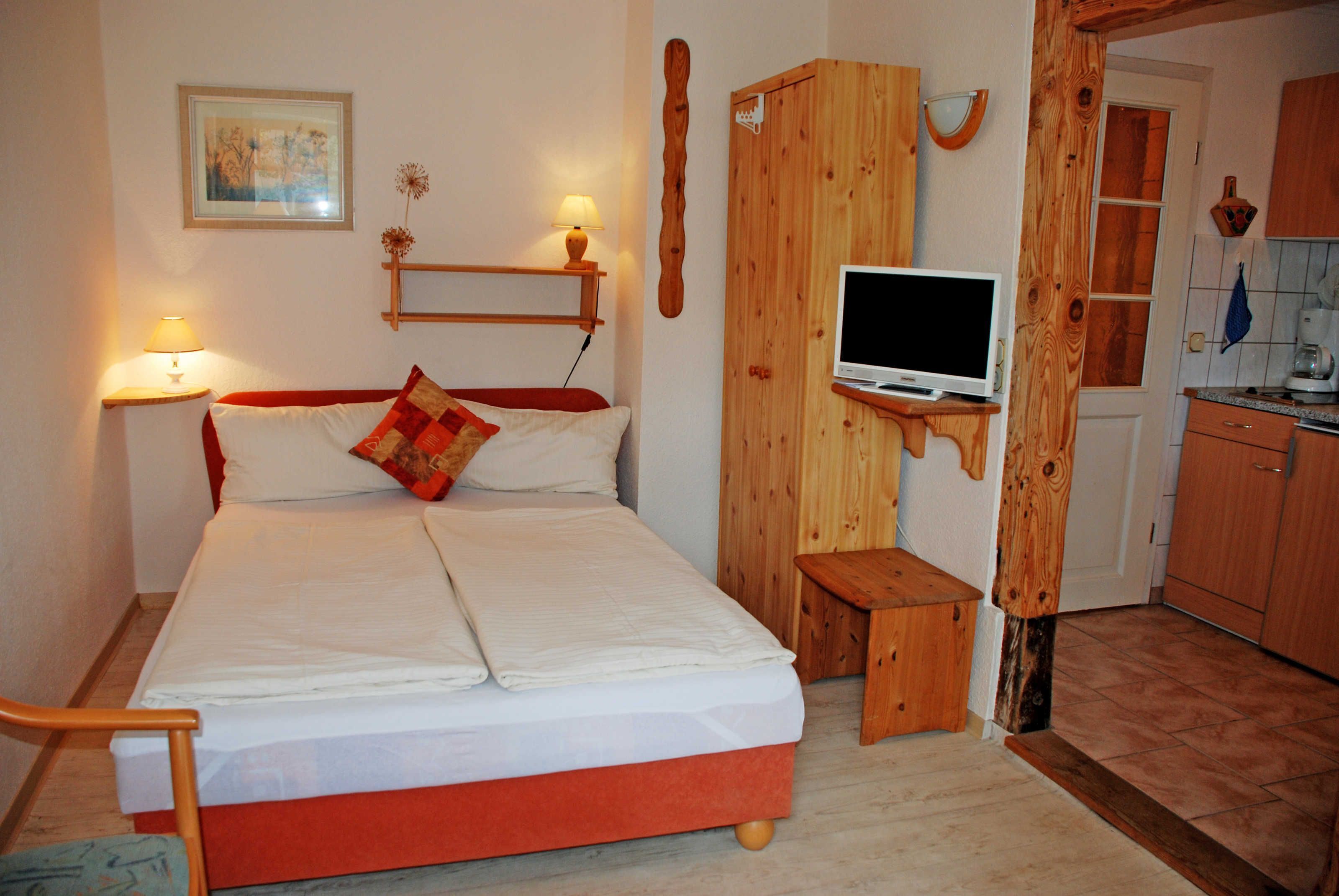 1 室のベッドルーム、WiFi、ベッドシーツ