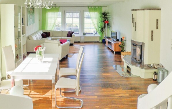 TV, fireplace, DVD player