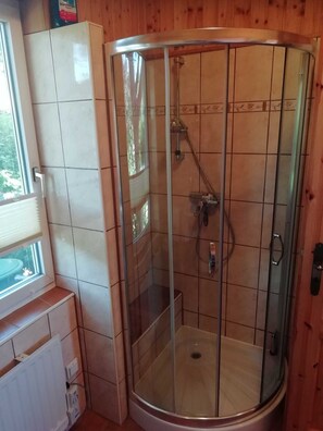 Douche, papier toilette