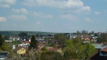 Blick von der Unterkunft