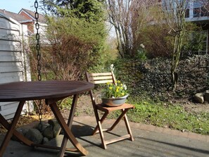 Outdoor dining - Vacation apartment Strandglück (Brodersby)