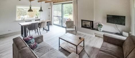 تلفزيون، مدفأة