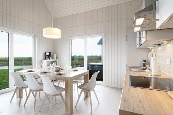 Fridge, stovetop, dishwasher, coffee/tea maker