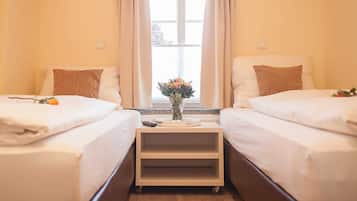 1 slaapkamer, een kluis op de kamer, wifi, beddengoed