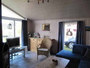 Flachbildfernseher, Kamin