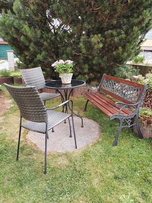 Outdoor dining - Rügen apartment 277 - Apartment (Binz)