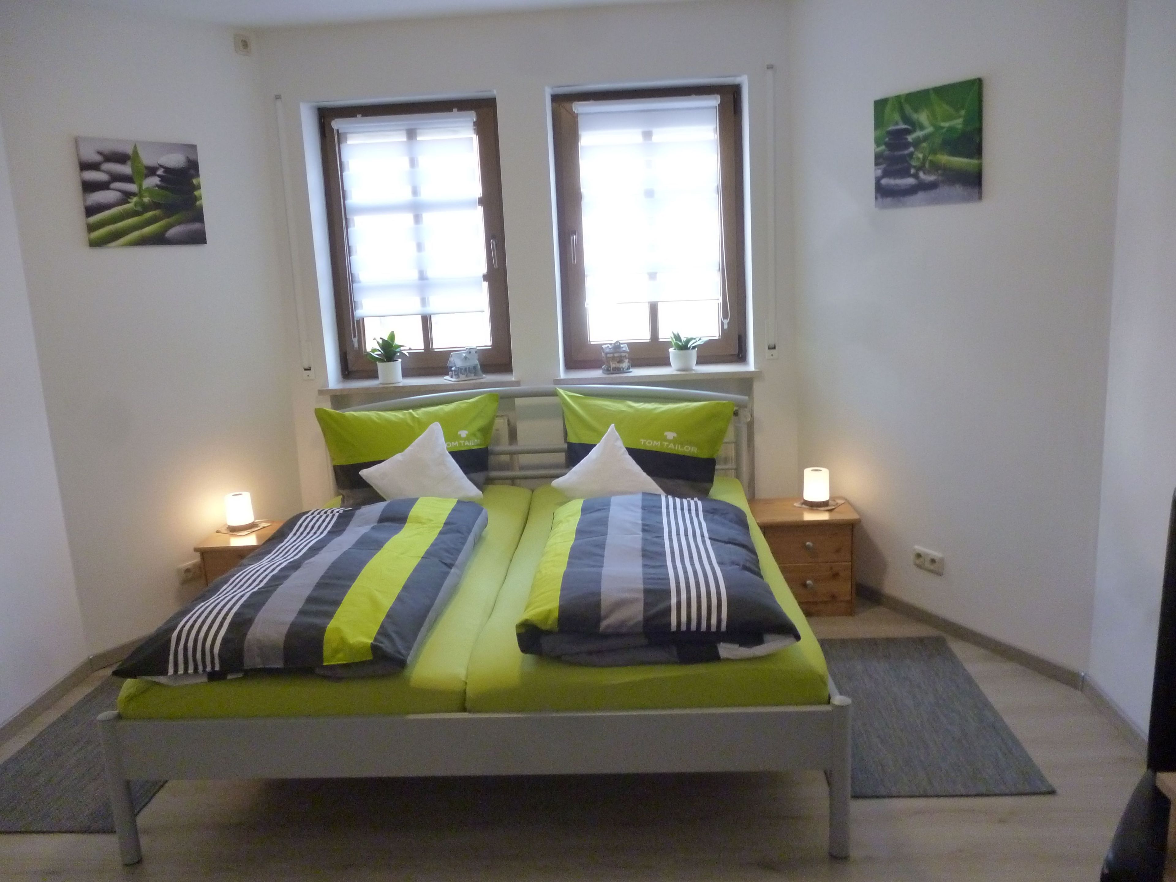 2 habitaciones, cuna de viaje, wifi y ropa de cama 
