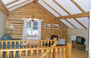 Televisión, chimenea