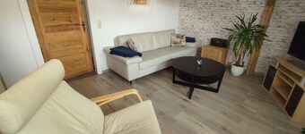 Lejlighed med terrasse i haven