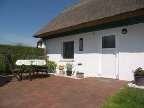 Outdoor dining - Holiday home - holiday with Schünemanns (Korswandt)