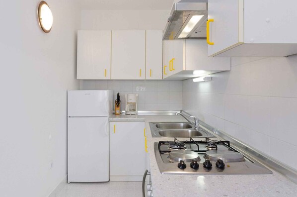 Fridge, oven, stovetop, coffee/tea maker - Holiday apartment with garden and barbecue (Crikvenica)