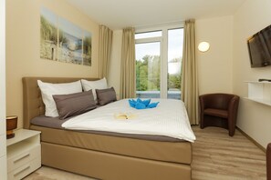 3 sovrum, värdeförvaringsskåp på rummet och strykjärn/strykbräda