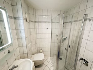 Chuveiro, secador de cabelo