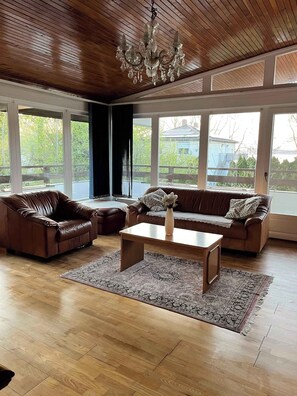 Fernseher, Kamin