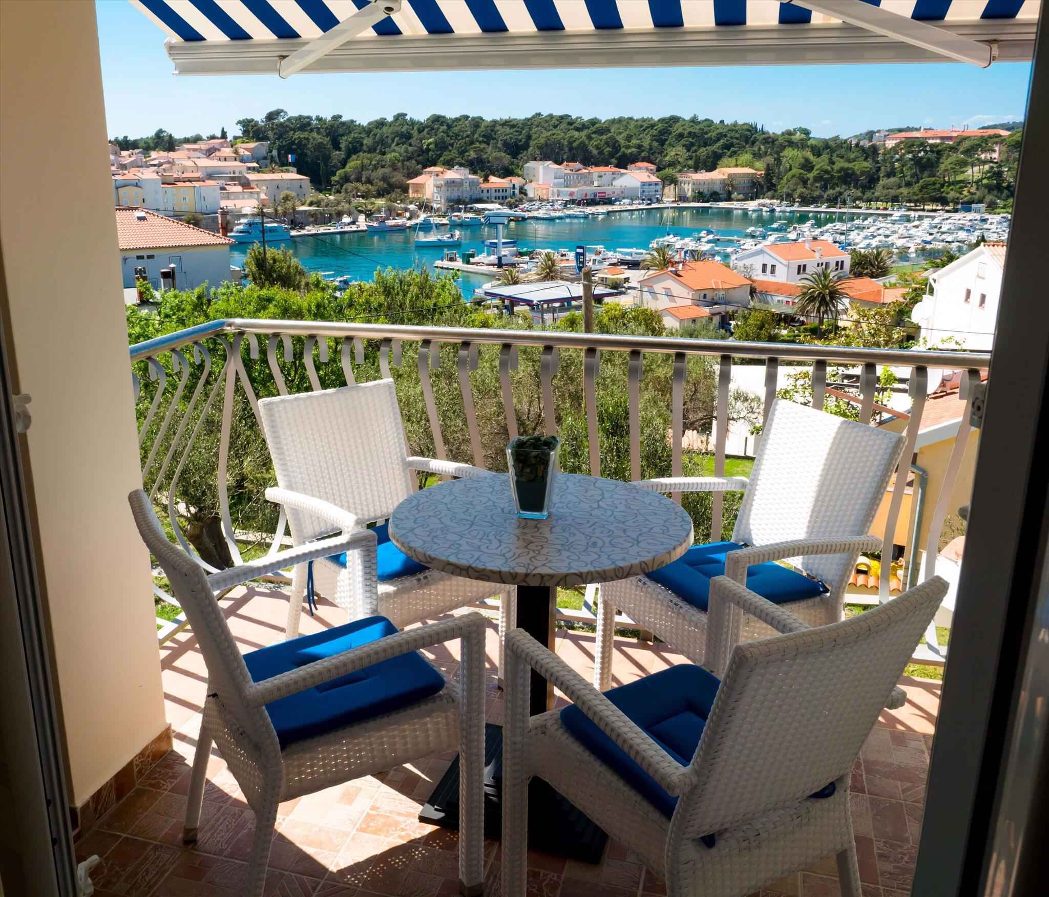 terrasse avec vue sur la mer