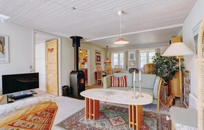 TV, fireplace, DVD player