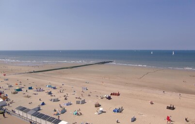Beach front apartment in Oostende
