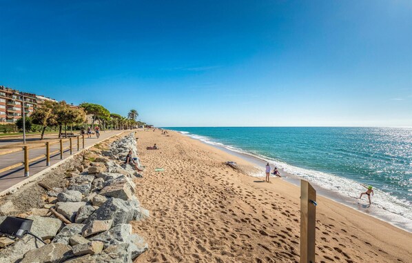 Vlak bij het strand, vissen