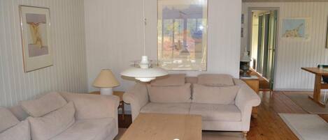 TV, fireplace, DVD player