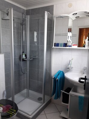 Shower - Vacation cottage Ressing, Germany (Damp)
