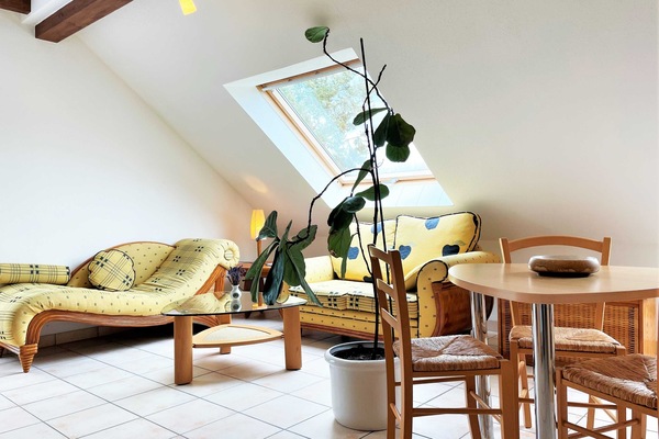 Blick in das Wohnzimmer