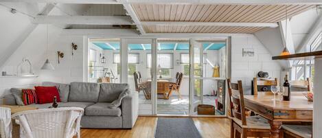 TV, lareira, DVD player