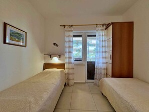 2 bedrooms, WiFi - Holiday apartment with sea view and barbecue (Šilo)