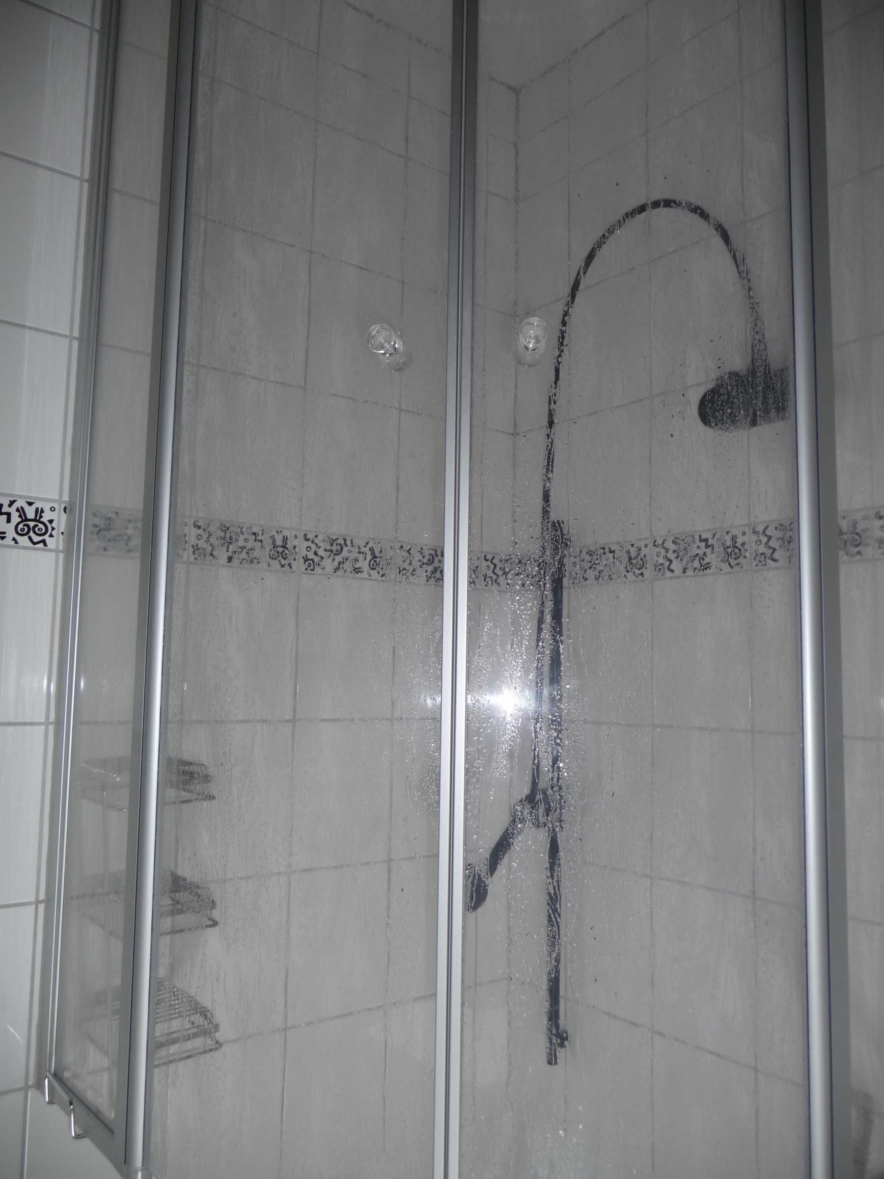 Een haardroger, handdoeken, zeep, toiletpapier