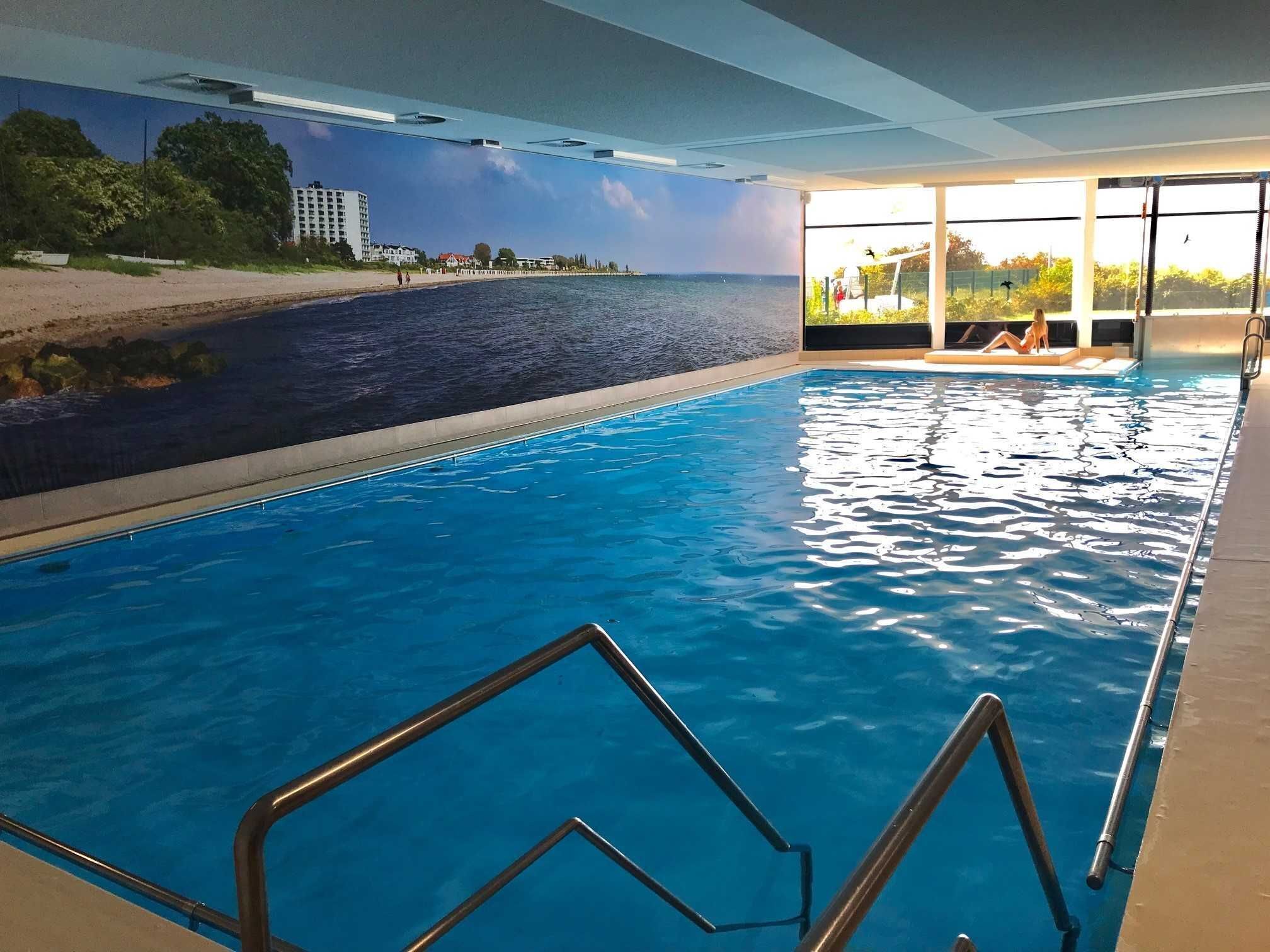Indoor pool, a heated pool