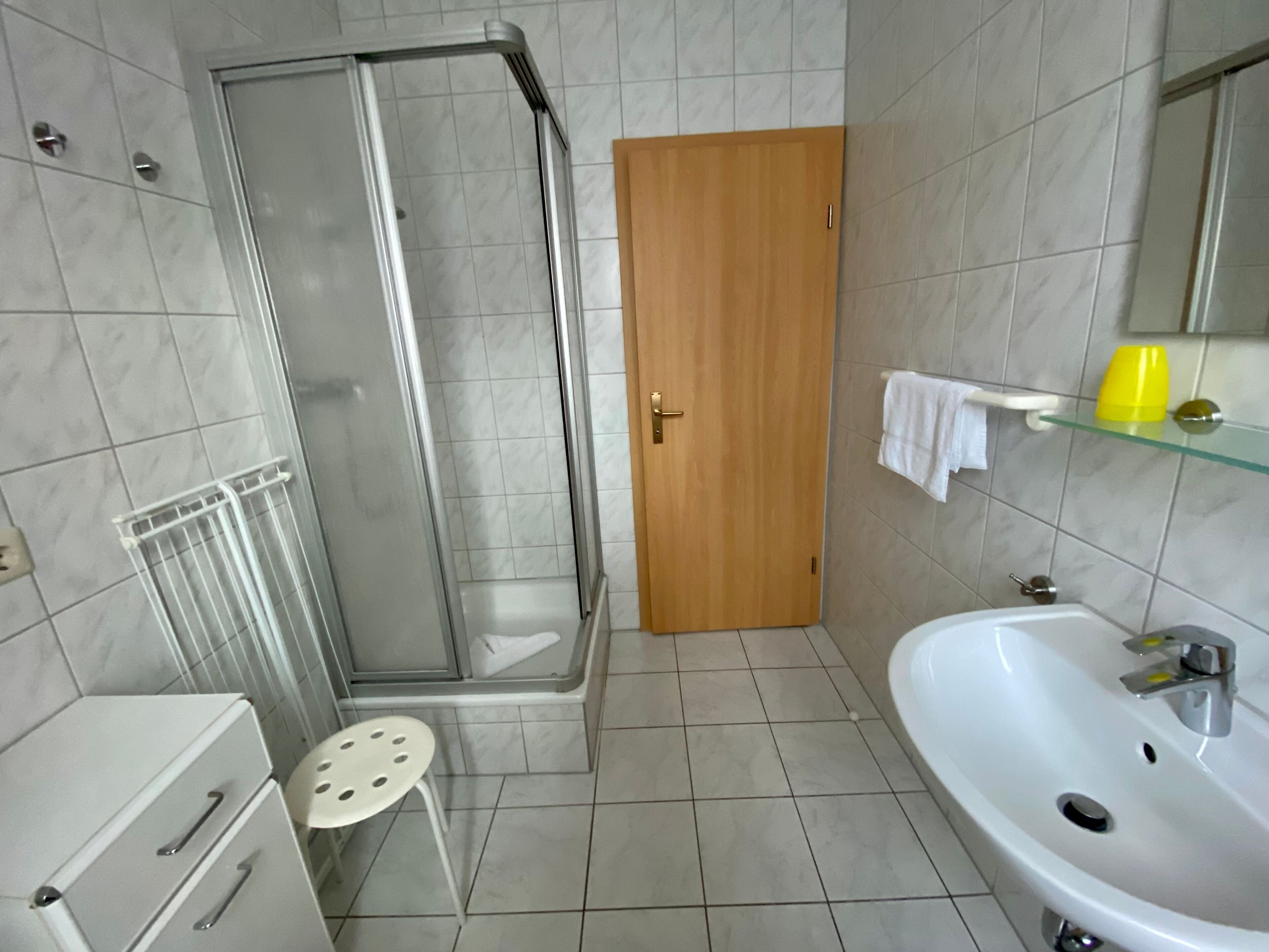 Dusche, Handtücher