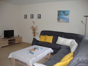Fernseher, Kamin