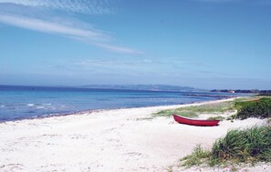 Vlak bij het strand