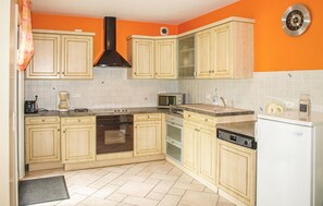 Kühlschrank, Mikrowelle, Herdplatte, Geschirrspüler
