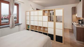 1 bedroom, travel crib, free WiFi, bed sheets