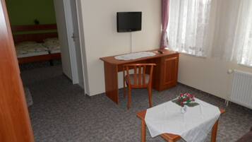 1 chambre, bureau, Wi-Fi, draps fournis