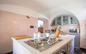 Réfrigérateur, micro-ondes, plaque de cuisson, lave-vaisselle