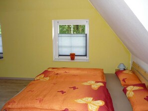 2 chambres, lit parapluie, Wi-Fi, draps fournis