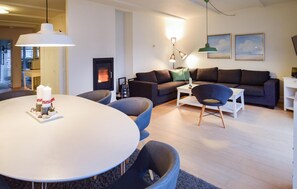 TV, fireplace, DVD player - Beach front apartment in Bagenkop (Bagenkop)