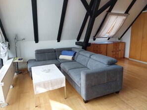 TV, DVD player, stereo