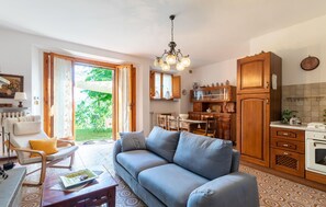 TV, fireplace, DVD player