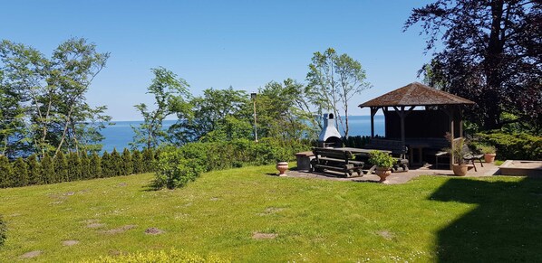 Property grounds - Residence Seeblick 16 with lateral Baltic Sea view - Studio 16 / with balcony (Sellin)