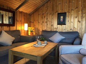 Fernseher, Kamin