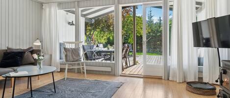 TV connectée, cheminée