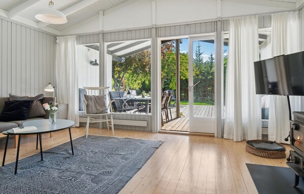 TV connectée, cheminée