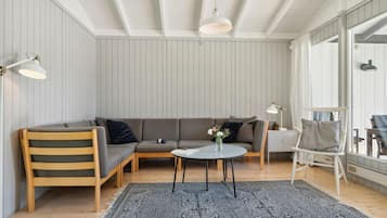 Una Smart TV, una chimenea