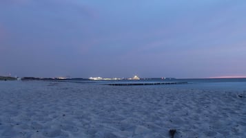 Vlak bij het strand