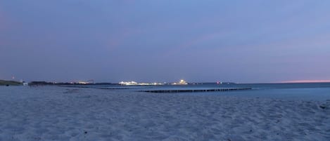 Vlak bij het strand