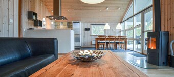 Stunning home in Knebel with kitchen