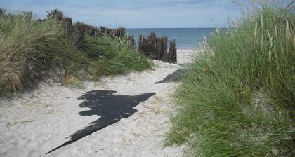 Close to a lake, 6 km to the Baltic Sea, hiking, cycling