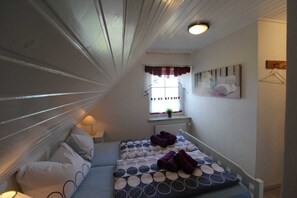 2 bedrooms, in-room safe, iron/ironing board, travel crib